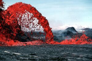 volcano eruption